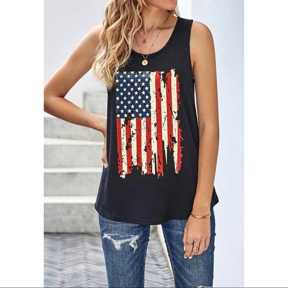 American Flag Star Tank - Picture 3 of 4